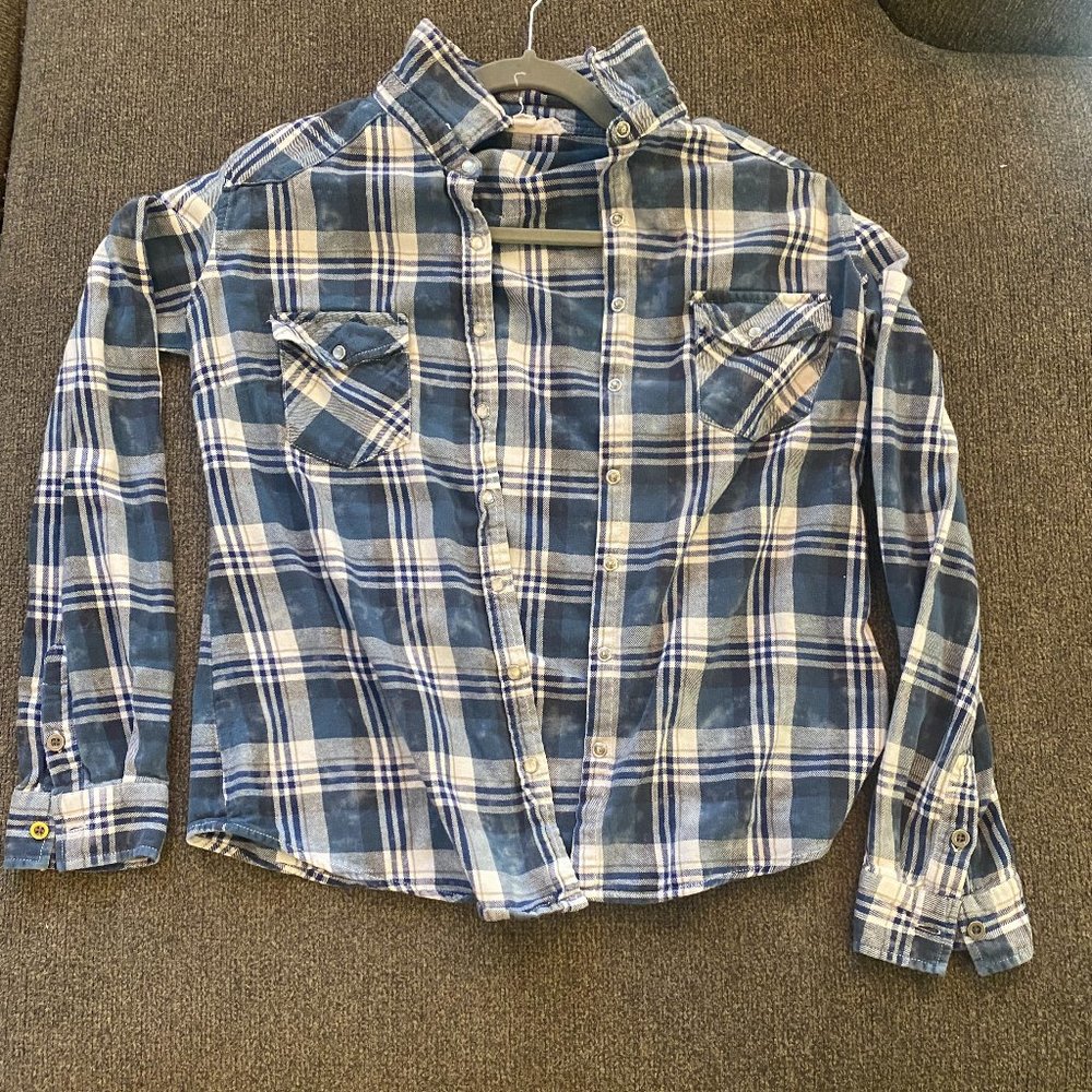 Blue flannel